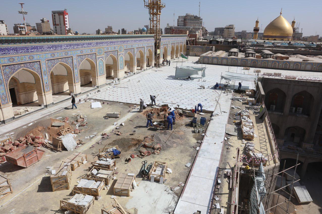 صحن حضرت زهرا(س) در نجف اشرف تا بهمن ماه افتتاح می‌شود