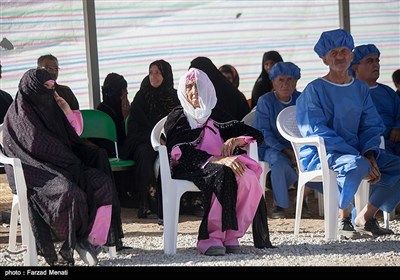 سفر وزیر بهداشت به شهرستان زلزله زده ثلاث باباجانی