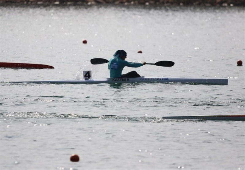 مسابقات انتخابی المپیک آب‌های آرام| هدیه کاظمی در کایاک ۲۰۰ متر پنجم شد