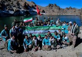 صعود دانشجویان دانشگاه افسری سپاه به قله سبلان