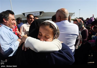 Iranian Hajj Pilgrims Returning Home