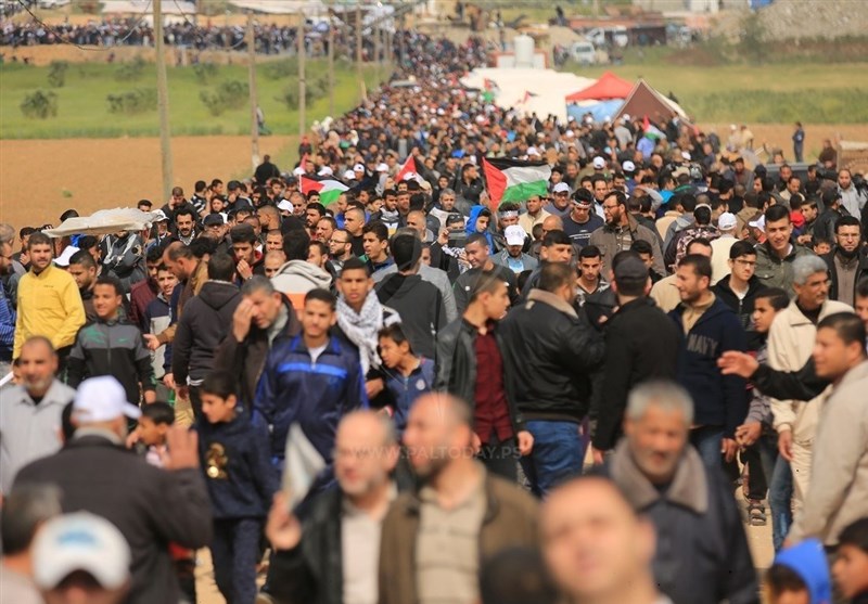 فلسطین|زخمی شدن 240 شهروند فلسطینی به ضرب گلوله نظامیان صهیونیست