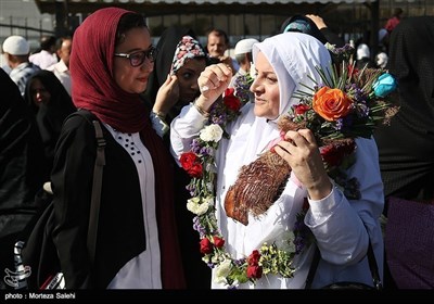 ایرانی حجاج کرام کی وطن واپسی کی خوبصورت تصاویر