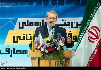  علی لاریجانی رئیس مجلس در نخستین جشنواره ملی تجارب موفق بیمارستانی