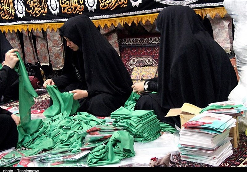 ‌بسته‌بندی لباس همایش شیرخوارگان حسینی در زنجان+ تصاویر
