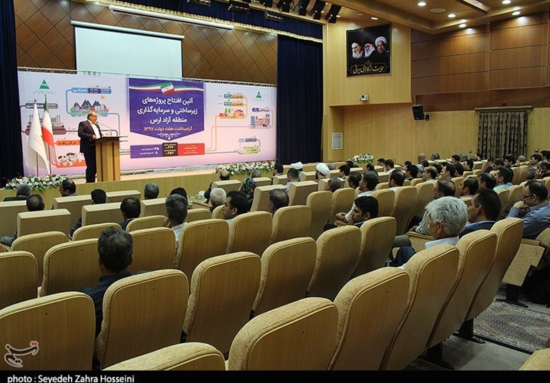 ‌افتتاح پروژه‌های زیرساختی و سرمایه‌گذاری منطقه آزاد ارس‌