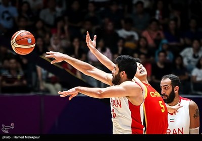 دیدار تیم‌های ملی بسکتبال ایران و چین - فینال بازی‌های آسیایی 2018