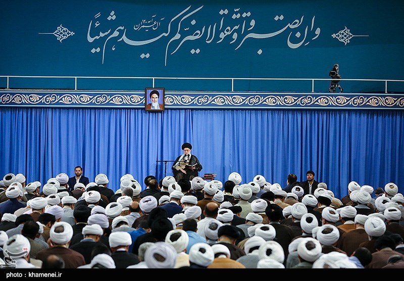 فیلم بیانات امام خامنه‌ای در جلسه درس خارج فقه