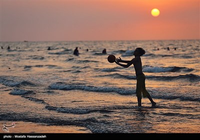 روزهای پایانی تابستان در سواحل دریای خزر