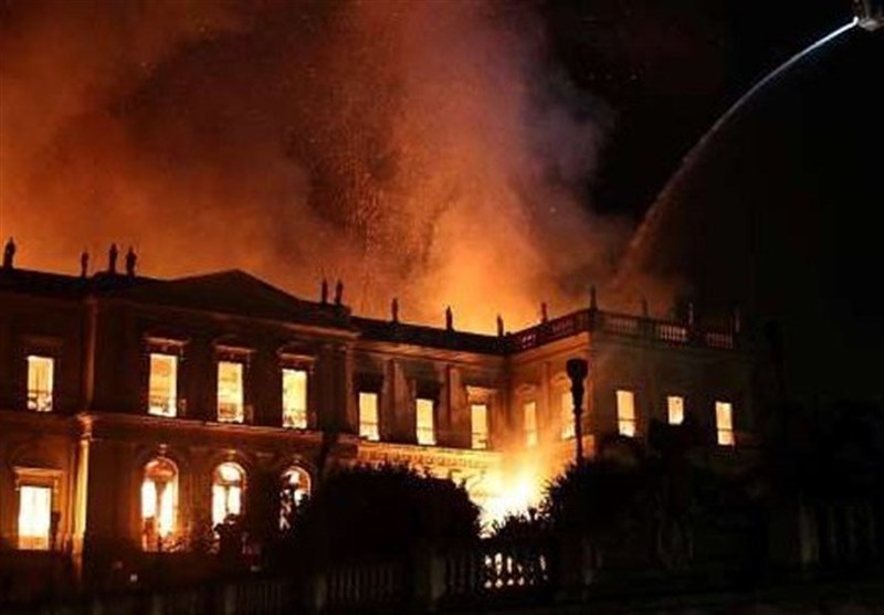 Raging Fire Tears through Prized Rio Museum