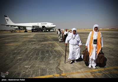 بازگشت حجاج بیت الله الحرام به همدان