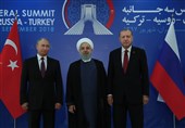 اجلاس سه جانبه تهران| تصویب بیانیه پایانی اجلاس/ تاکید روسای جمهور ایران، روسیه و ترکیه بر ادامه همکاری برای نابودی تروریست‌ها در سوریه