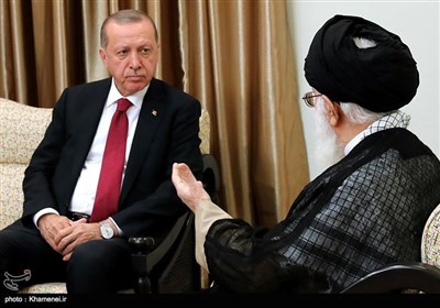دیدار رجب طیب اردوغان رییس جمهور ترکیه با رهبر معظم انقلاب