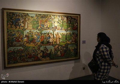افتتاح نمایشگاه نقاشی قهوه خانه ای ایران