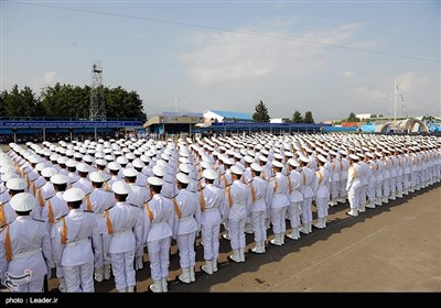 حضور فرمانده معظم کل قوا در مراسم تحلیف دانشجویان دانشگاه‌های افسری ارتش