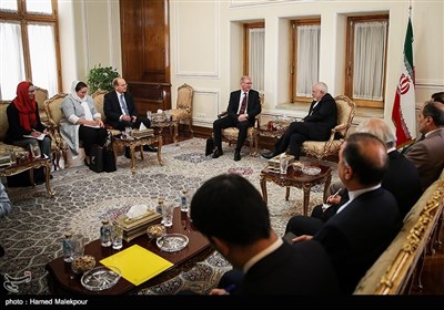 دیدار معاون وزیر امور خارجه و تجارت نیوزیلند با محمدجواد ظریف وزیر امور خارجه