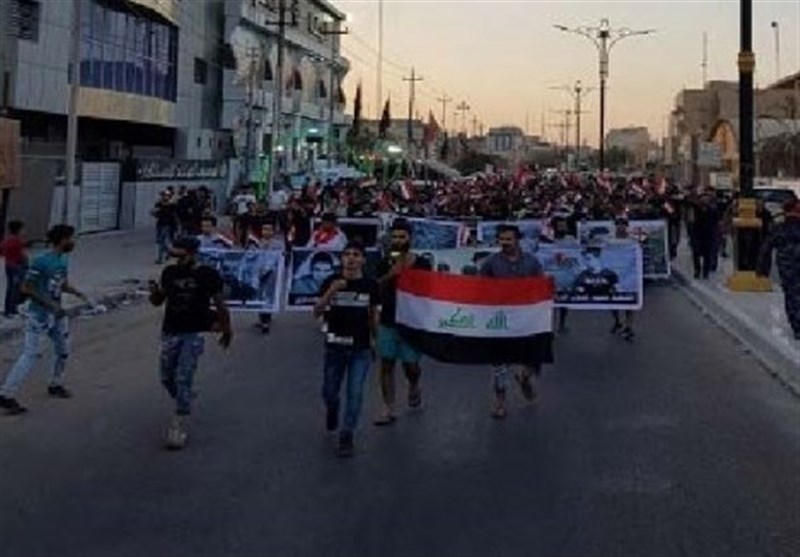 عراق| ازسرگیری تظاهرات در بصره همزمان با حضور العبادی