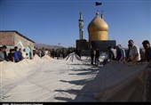 برپایی خیمه عزای امام حسین(ع) در دهزیار کرمان بهروایت تصویر