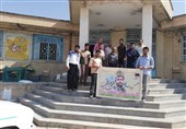 جهادگرانی که در شهرکرد به "شهید حججی" اقتدا میکنند