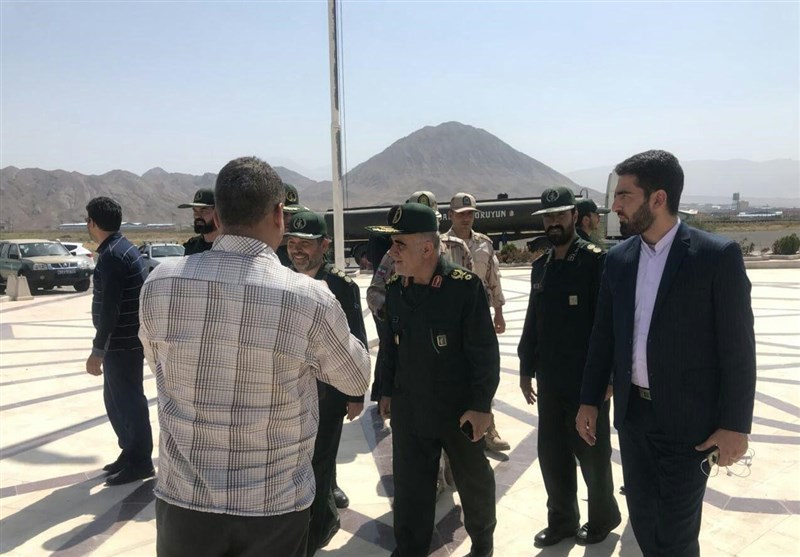 حضور رئیس مرکز مطالعات امنیت ملی ستاد کل نیروهای مسلح در اردوی جهادی