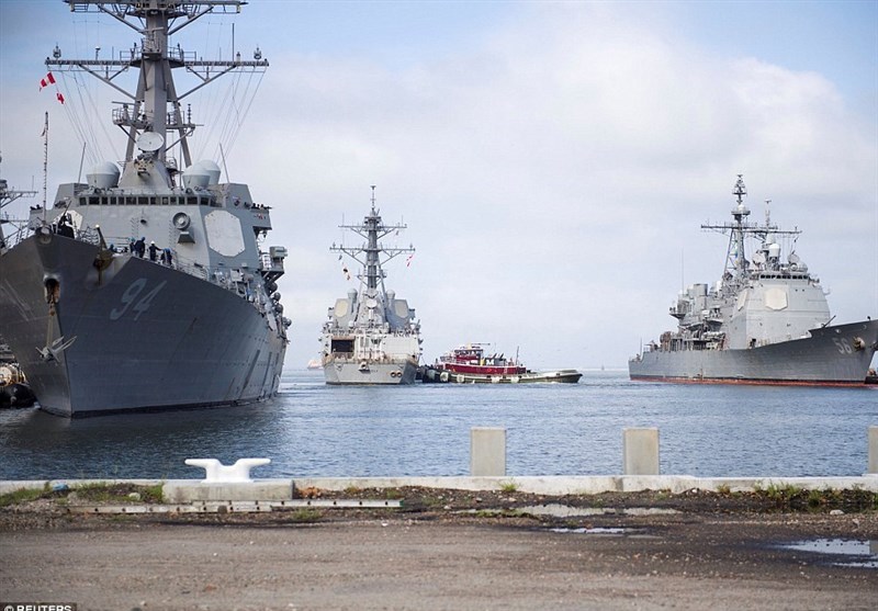 The US military said it was sending an advance team to Raleigh, North Carolina, to coordinate with federal and state partners. The US Navy also ordered 30 warships out to sea from their port at Naval Station Norfolk in Virginia