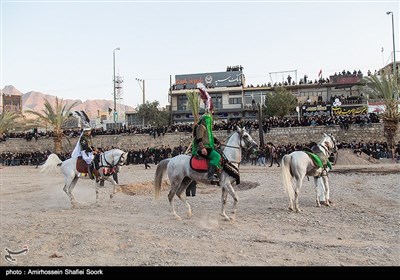 حرکت نمادین ورود کاروان امام حسین (ع) به کربلا و اجرای تعزیه- یزد