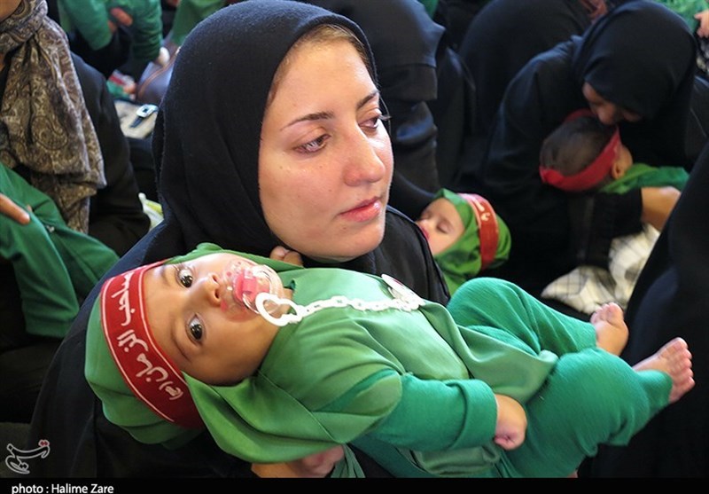 شیراز| همایش عظیم شیرخوارگان حسینی در حرم مطهر شاهچراغ(ع) برگزار شد