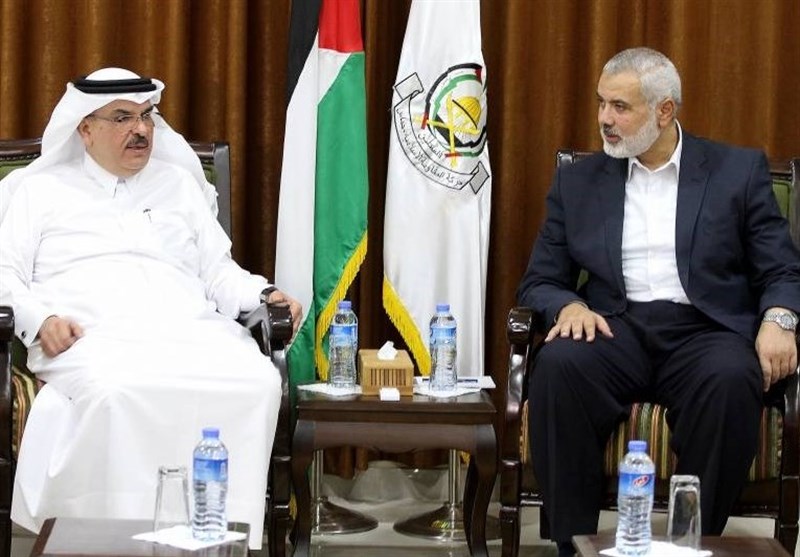 فلسطین|دیدار سفیر قطر با اسماعیل هنیه/ هشدار حماس درباره پیامدهای همراهی با توطئه‌های آمریکا