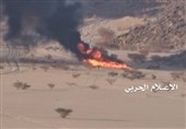 انهدام یک تانک مزدوران سعودی در جبهه الضالع