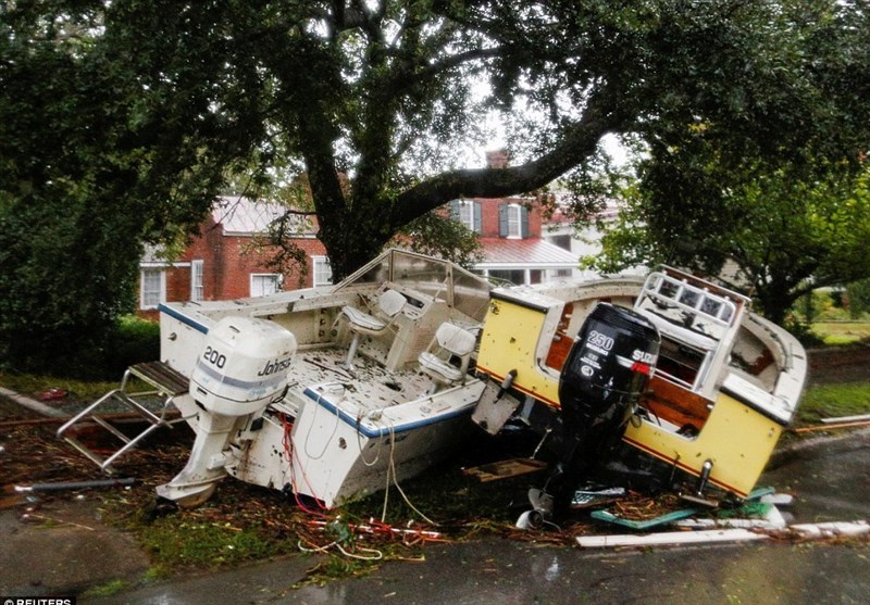 تلفات توفان فلورنس در آمریکا به 8 نفر رسید