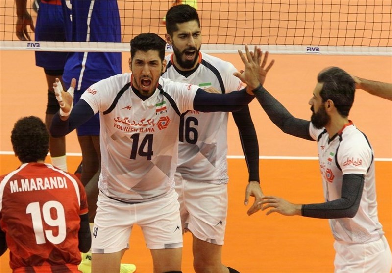 ایران تفوز على کوبا فی بطولة العالم لکرة الطائرة