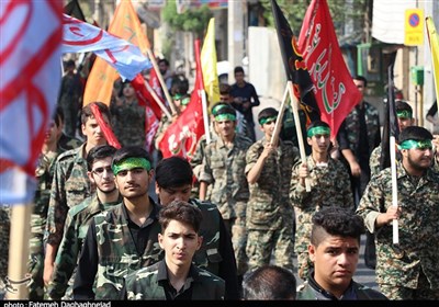 اجتماع 20 هزار نفری بسیجیان در قم/سردار ‌احمدی: دشمنان خیال‌های باطل خود درباره نظام اسلامی را به گور خواهند برد‌