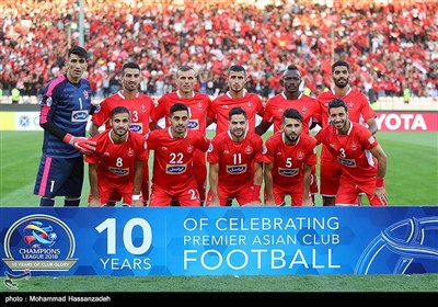 دیدار تیم های فوتبال پرسپولیس و الدحیل قطر