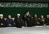 اقامة مراسم اللیلة الثانیة لعزاء سید الشهداء ابی عبد الحسین (ع ) بحضور قائد الثورة