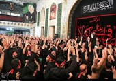 کاشان|مراسم روز تاسوعا در هیئت ابوالفضلی دهنو+تصاویر