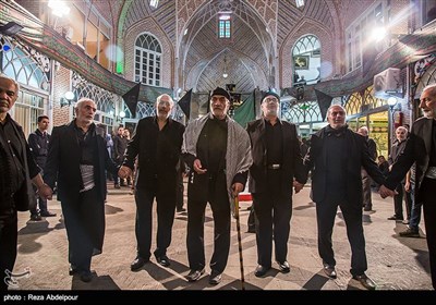عزاداری تاسوعای حسینی در بازار تبریز