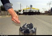 آئین تاریخی سوگواری تاسوعای حسینی در روستای محمودآباد سمنان بهروایت تصویر