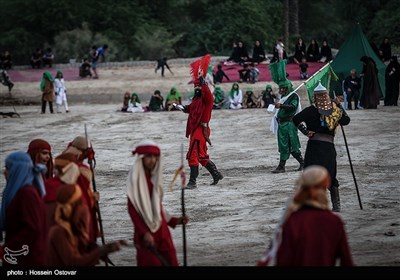 تعزیه حضرت عباس (ع) در روستای نظرآقا-بوشهر