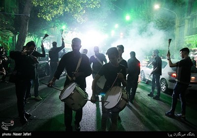 دسته های عزاداری در تهران