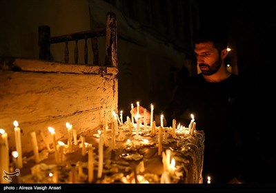 آیین شمع زنی شب عاشورا در بوشهر