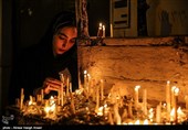آئین شمعگردانی در 41 مسجد بازار تبریز بهروایت تصویر