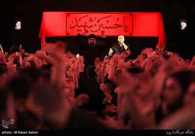 عزاداری شب عاشورای حسینی در امامزاده علی‌اکبر چیذر