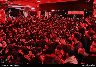 عزاداری شب عاشورای حسینی در امامزاده علی‌اکبر چیذر