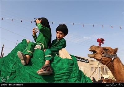 آیین خیمه کوبی نوش آباد کاشان