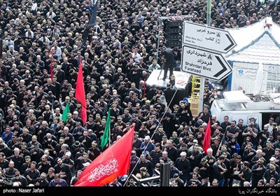 تجمع بزرگ عاشوراییان در میدان شهید طهرانی مقدم