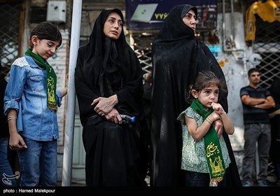 عزاداری عاشورای حسینی در تهران - خیابان نامجو