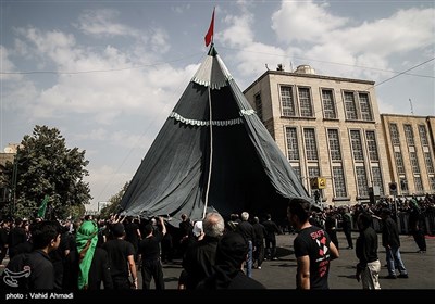 خیمه سوزان ظهر عاشورا - چهار راه گلوبندک تهران