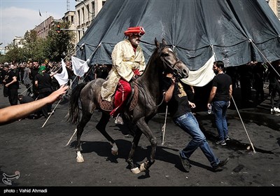 خیمه سوزان ظهر عاشورا - چهار راه گلوبندک تهران