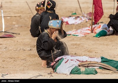 تعزیه روز عاشورا در لامرد 