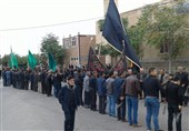 نوای یا حسین(ع) در نقطه صفر مرزی اردبیل طنینانداز شد+فیلم